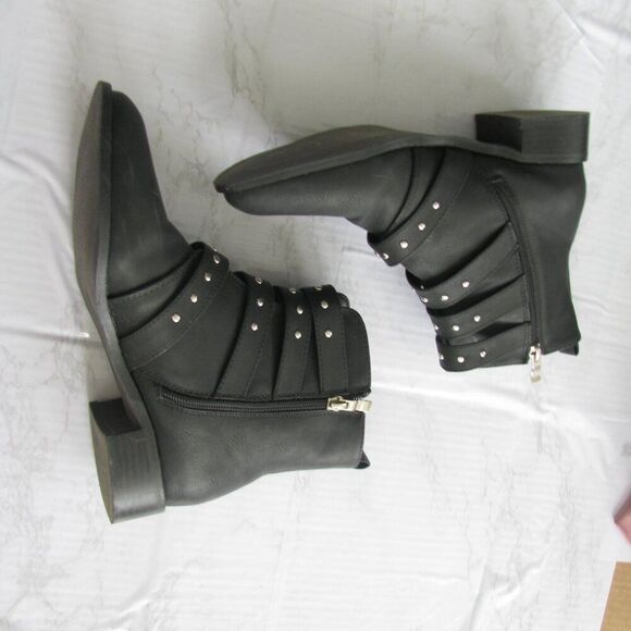 Olivia + Kate moto ankle boots 8.5 - Picture 1 of 8